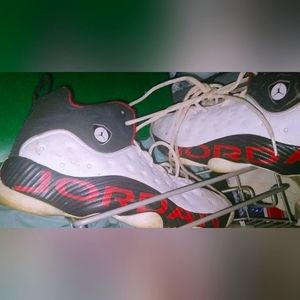 Nike Jordans Blue White and Red Size 11